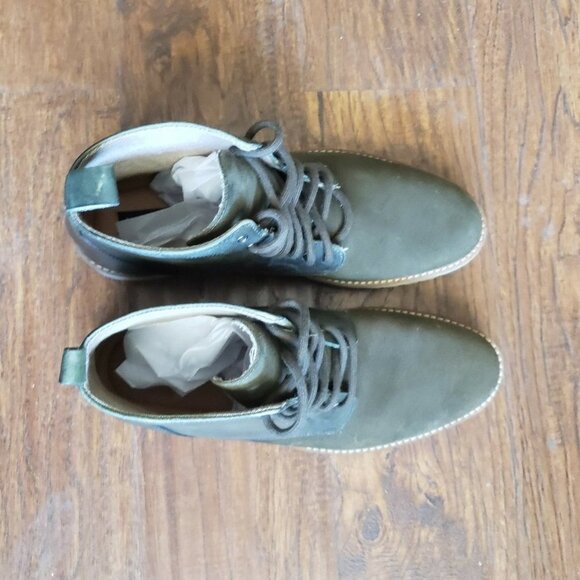 Steve Madden sz 9 D Mens Kamrym Extralight Boots khaki suede leather booties - Picture 2 of 11